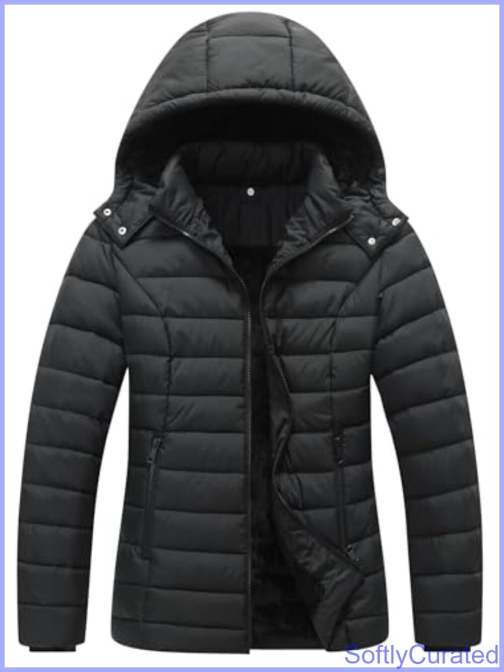 Quilted Down Coat Waterproof Windproof Slim Fit Puffer Jacket